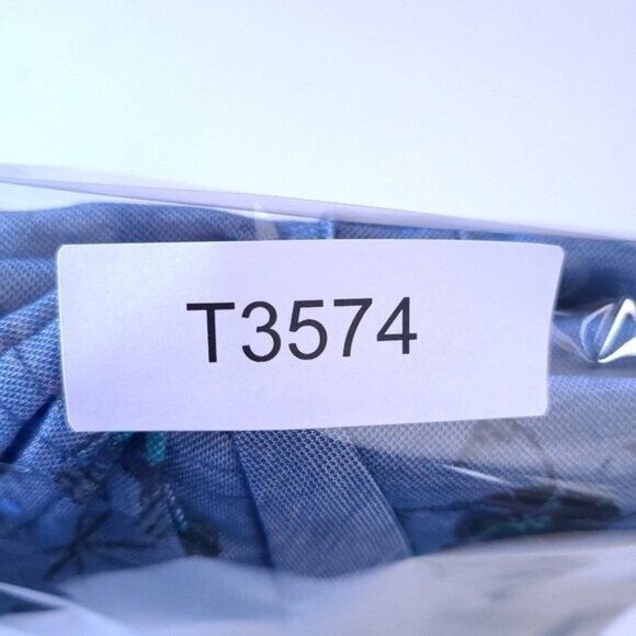 Travis Mathews Blue Printed Golf Polo Shirt Size XL - Picture 6 of 7